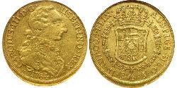 8 Escudo 智利 金 卡洛斯三世 (西班牙) (1716 -1788)