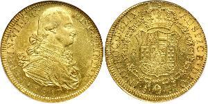8 Escudo 智利 金 费尔南多七世 (1784 - 1833)
