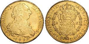 8 Escudo 智利 金 卡洛斯四世 (1748-1819)