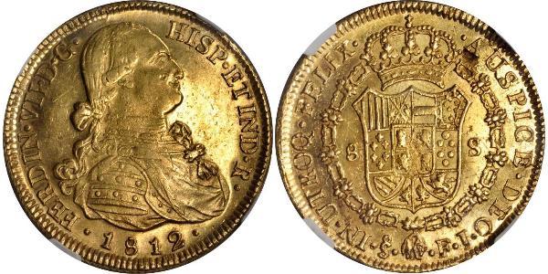 8 Escudo 智利 金 费尔南多七世 (1784 - 1833)