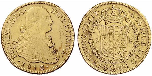 8 Escudo 智利 金 费尔南多七世 (1784 - 1833)