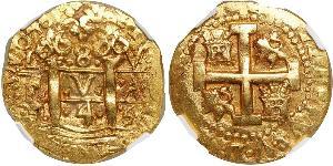 8 Escudo 秘鲁 金 Philip V of Spain(1683-1746)