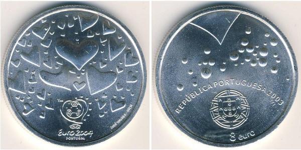 8 Euro Portogallo (1975 - ) Argento 