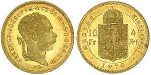 8 Forint / 20 Franc Austria-Hungary (1867-1918) Gold Franz Joseph I (1830 - 1916)