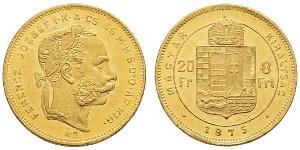 8 Forint / 20 Franc Austria-Hungary (1867-1918) Gold Franz Joseph I (1830 - 1916)