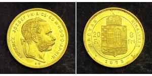 8 Forint / 20 Franc Austria-Hungary (1867-1918) Gold Franz Joseph I (1830 - 1916)