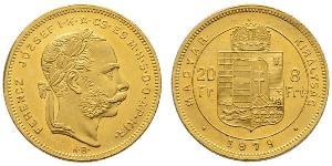 8 Forint / 20 Franc Austria-Hungary (1867-1918) Gold Franz Joseph I (1830 - 1916)