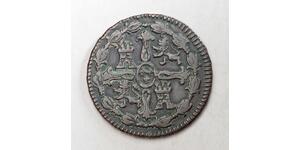 8 Maravedi Kingdom of Spain (1814 - 1873) Copper 