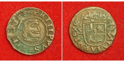 8 Maravedi Kingdom of Spain (1814 - 1873) Copper Philip IV of Spain (1605 -1665)