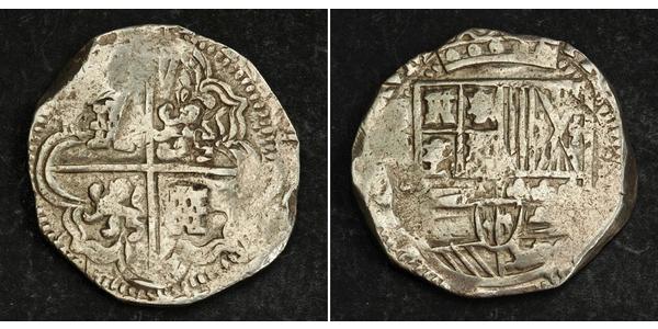 8 Real Bolivie Argent Philippe IV d