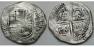 8 Real Bolivie / Spanien / Vice-royauté du Pérou (1542 - 1824) Argent Philippe IV d