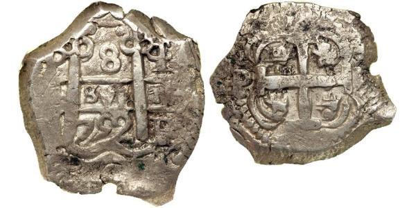 8 Real Bolivie / Vice-royauté du Pérou (1542 - 1824) Argent Ferdinand VI d