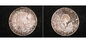 8 Real Colombie Argent 