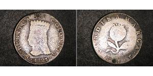 8 Real Colombie Argent 