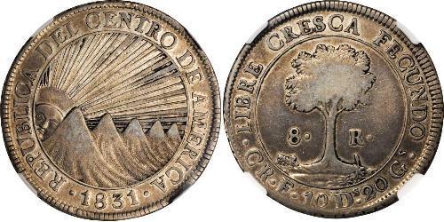 8 Real Costa Rica Argent 