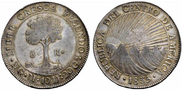 8 Real Costa Rica Argent 