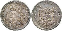 8 Real Guatemala Argent 