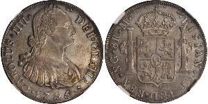 8 Real Guatemala Argent Charles IV d