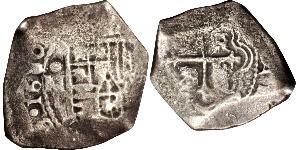 8 Real Mexique Argent Charles II d