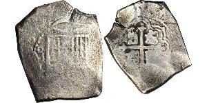 8 Real Mexique Argent Charles II d