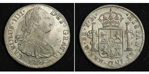 8 Real Nouvelle-Espagne (1519 - 1821) Argent Charles IV d