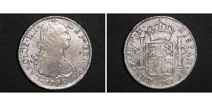 8 Real Nouvelle-Espagne (1519 - 1821) Argent Charles IV d