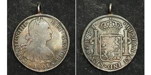 8 Real Nouvelle-Espagne (1519 - 1821) Argent Charles IV d