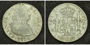 8 Real Nouvelle-Espagne (1519 - 1821) Argent Charles IV d