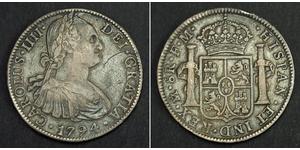 8 Real Nouvelle-Espagne (1519 - 1821) Argent Charles IV d