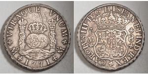 8 Real Nouvelle-Espagne (1519 - 1821) Argent Charles III d