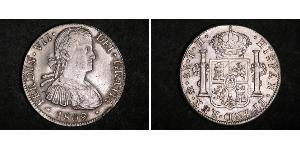 8 Real Nouvelle-Espagne (1519 - 1821) Argent Ferdinand VII d