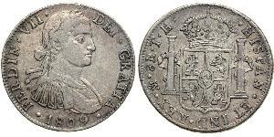 8 Real Nouvelle-Espagne (1519 - 1821) Argent Ferdinand VII d