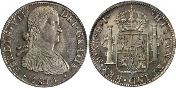8 Real Nouvelle-Espagne (1519 - 1821) Argent Ferdinand VII d
