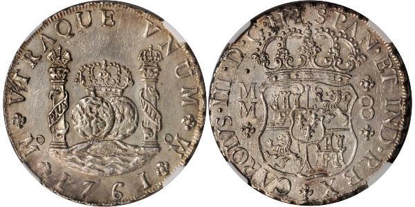 8 Real Nouvelle-Espagne (1519 - 1821) Argent Charles III d