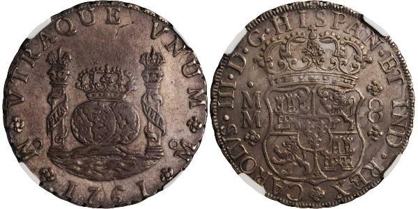 8 Real Nouvelle-Espagne (1519 - 1821) Argent Charles III d