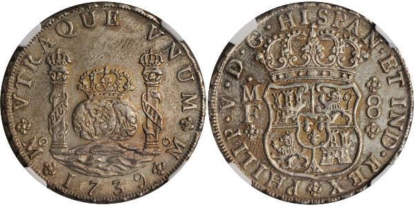 8 Real Nouvelle-Espagne (1519 - 1821) Argent Philippe V d