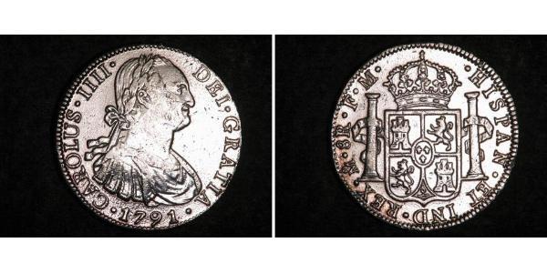 8 Real Nouvelle-Espagne (1519 - 1821) Argent Charles IV d