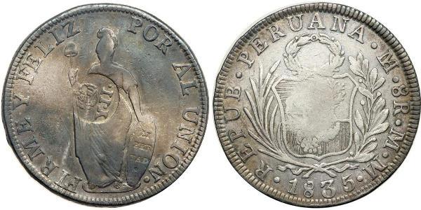 8 Real Philippines Argent 