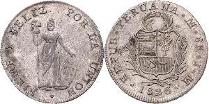 8 Real Pérou Argent 