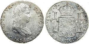 8 Real Pérou Argent Ferdinand VII d