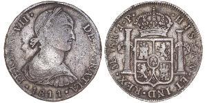 8 Real Pérou Argent Ferdinand VII d