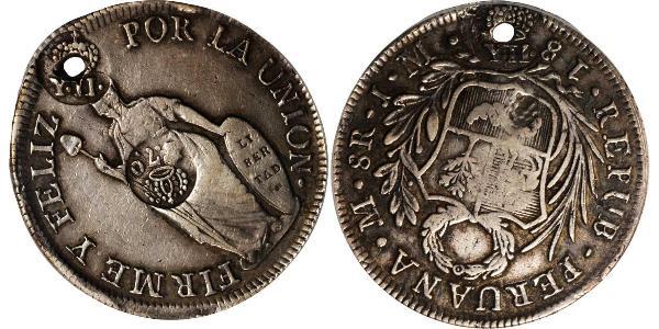 8 Real Pérou Argent 
