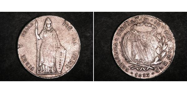 8 Real Pérou Argent 