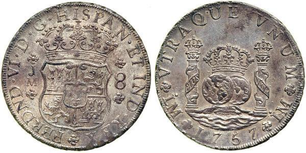 8 Real Pérou / Spanish Colonies Argent 