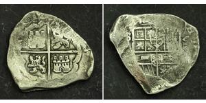 8 Real Spanish Colonies / Spanien Argent Charles IV d