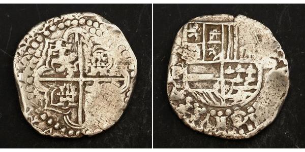 8 Real Spanish Colonies / Spanien Argent Charles IV d