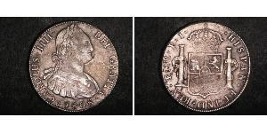 8 Real Vice-royauté du Río de la Plata (1776 - 1814) / Bolivie Argent Charles IV d