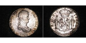 8 Real Vice-royauté du Río de la Plata (1776 - 1814) / Bolivie Argent Ferdinand VII d