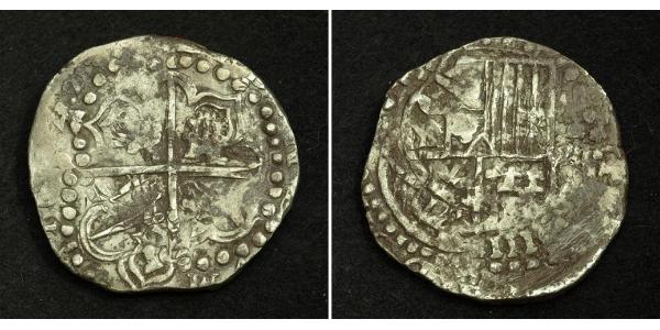 8 Real Bolivia Argento Filippo IV di Spagna (1605 -1665) / Filippo III di Spagna (1578-1621)