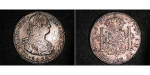 8 Real Bolivia / Vicereame del Río de la Plata (1776 - 1814) Argento Carlo IV di Spagna (1748-1819)